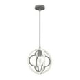 thumbnail image 2 of Hunter - Gablecrest 1-light Painted Concrete, Medium Size Pendant Light, Dimmable, Transitional Style, Sphere Shaped, for Bedrooms, Dining, Living Rooms - 19092, 2 of 10