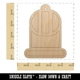 thumbnail image 2 of Hiking Hiker Camping Backpack Wood Holiday Christmas Tree Ornament Unfinished DIY Pre-Drilled Craft, 2 of 7