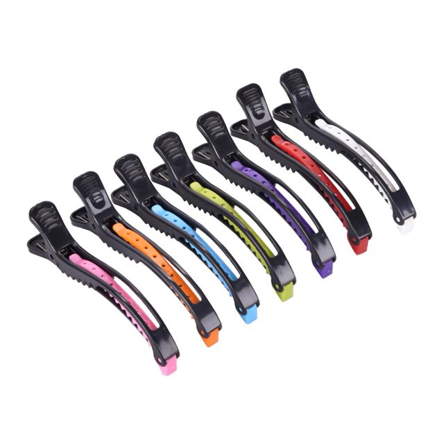 6 uds Clips fijación de peluquero plástico portátil diseño de doble puerto accesorios de estilo Tmvgtek Cuidado Belleza