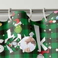 thumbnail image 6 of 4 Pcs The Grinch Christmas Bathroom Sets,Christmas Grinch Shower Curtain Set with Shower Curtain and Rugs and Bath Mat Set 72 X 72 Inches,with Hooks Xmas Bathroom Decor, 6 of 7