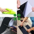 thumbnail image 3 of COSIMIXO Ruban Antidérapant Noir Robuste 12 Pouces x 35 Pieds pour Escaliers Extérieurs, Rouleau de Ruban de Sécurité Antidérapant Imperméable pour St, 3 of 5