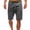 Gray Beach Shorts, variant on HOOMEUMY Men's Summer Shorts Drawstring Elastic Waist Breathable Loose Fit Casual Solid Color Sports Beach Shorts with Pockets Black L