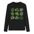 thumbnail image 2 of HAiming Womens St Patrick's Day Shirts Long Sleeve T-Shirts Crewneck Shamrock Casual Tee Shirts Tops, 2 of 5