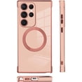 thumbnail image 4 of for Samsung Galaxy S23 Ultra 5G Case [Support Magsafe] Magnetic Plating Luxury Elegant Case Camera Protector Soft Shockproof Protective Corner Back Cover Galaxy S23 Ultra Case for Women -Pink, 4 of 11