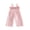 Pink, variant on BemeyourBBs Toddler Bbay Girl Summer Clothes Plaid Gingham Smocked Romper One Piece Jumpsuit Front Bowknot Strap Sleeveless Plaid Wide-Leg Pants Overalls Little Girl Summer Outfit