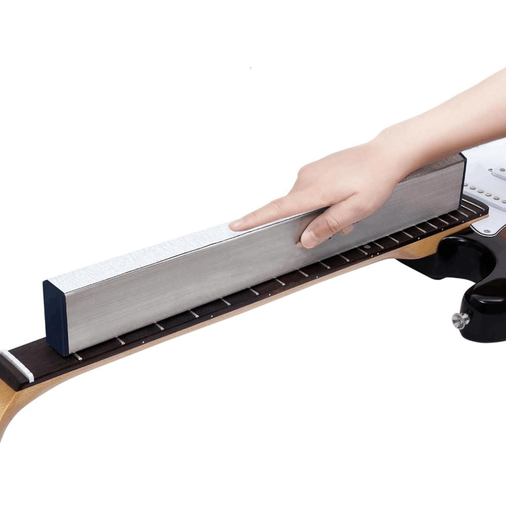 CEORPER Guitar Neck Fret Beam Leveling Bar With Sandpaper Luthier Tool for Guitar & Bass