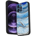 thumbnail image 1 of Compatible with iPhone 14 Pro Max Phone Case, Blue-Marble-68 Case Silicone Protective for Teen Girl Boy Case for iPhone 14 Pro Max, 1 of 1