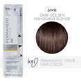 thumbnail image 2 of Ion Permanent Creme Hair Color 6WR Dark Gold Mahogany Blonde, Vegan, Cruelty Free, PPD Free, 100% Gray Coverage, Long Lasting, Fade Resistant Color, 2.05 oz, 2 of 2