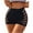 Black, variant on QQAMB Cut Out Side Boyshort Panties for Women Mid Rise Stretch Criss Cross Seamless Underwear