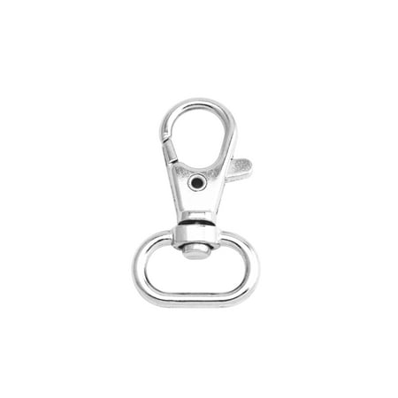 

Fenggtonqii Silvery 0.6 Inner Diameter Oval Ring Fisheye Buckle Lobster Clasps Swivel Snap Hooks Pack of 20
