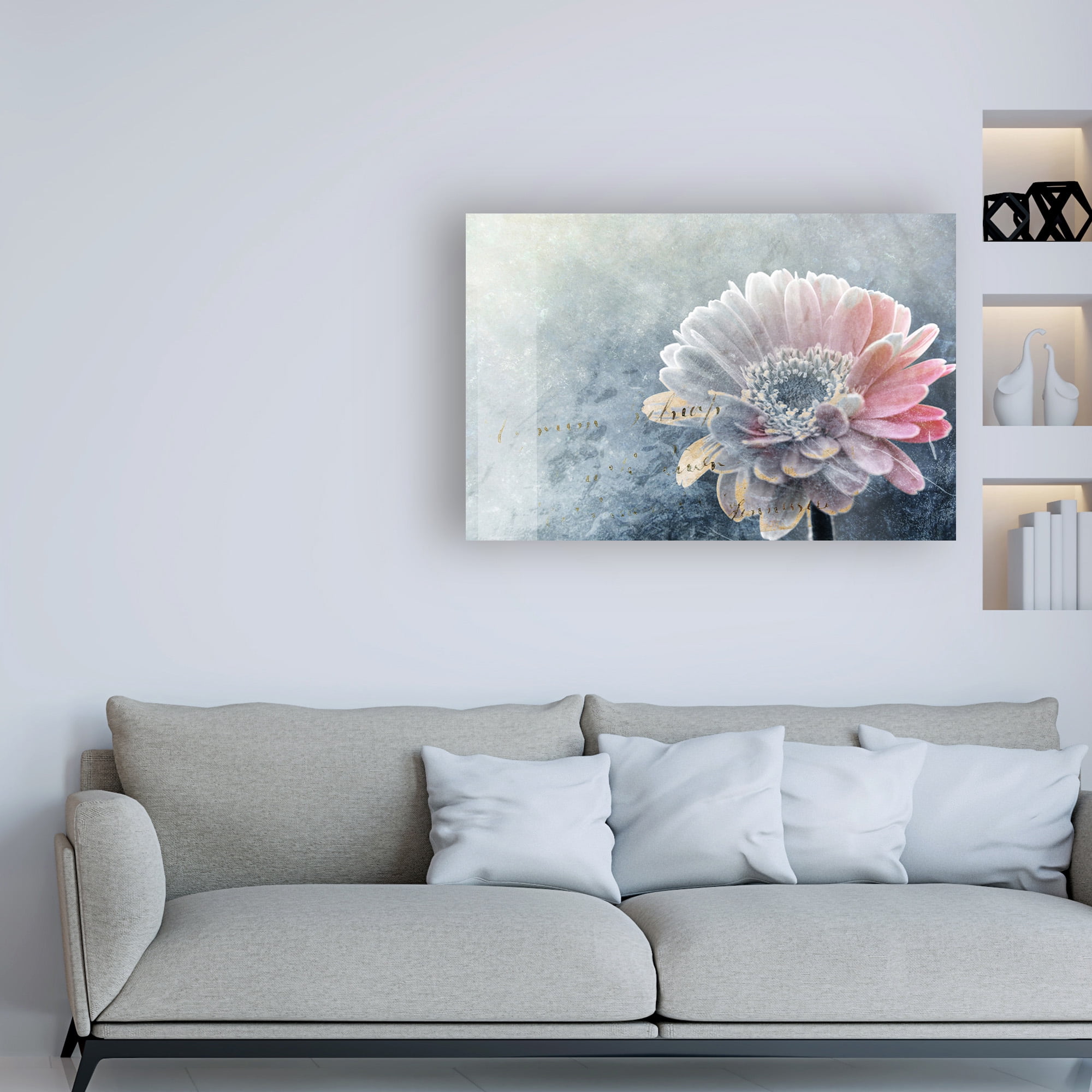 Trademark Fine Art 'Winter Flower' Canvas Art by Incado