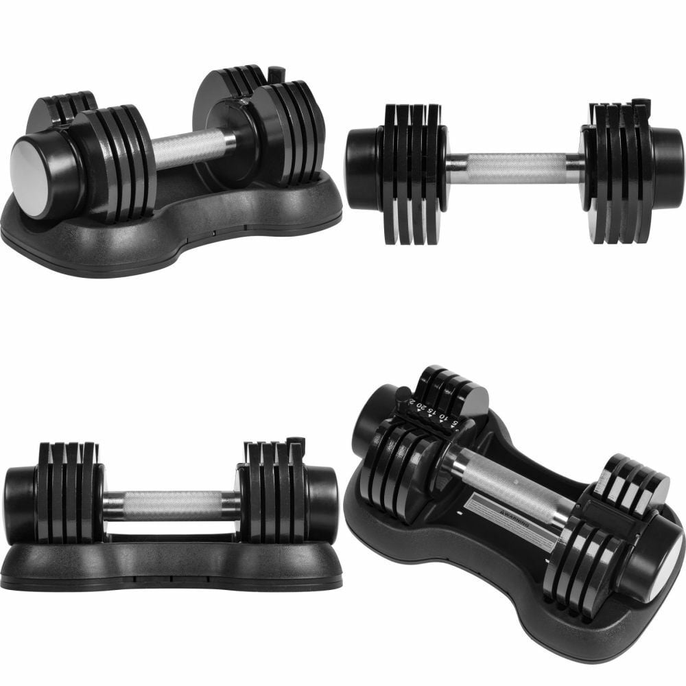 HLAiLL Adjustable Dumbbell 25lb dumbell Adjustable Free Weights