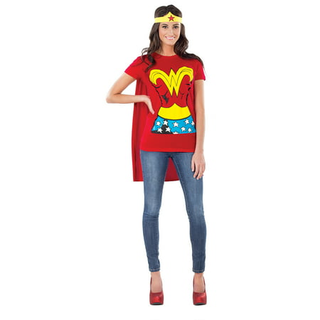 Wonderwoman Adult Halloween Shirt Costume