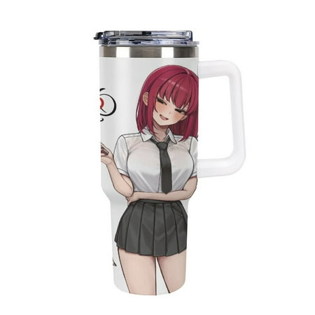 

25 40 Oz Steel Tumbler with Handle – Insulated Travel Mug for Hot & Cold Drinks Leak-Proof Sweat-Free Fits Car Cup Holder – Durable BPA-Free Reusable