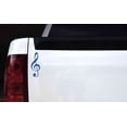 thumbnail image 2 of 2in x 6in Blue Treble Clef Sticker, 2 of 3