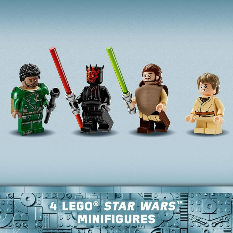 LEGO Star Wars: The Phantom Menace Darth Maul’s Sith Infiltrator Starship Toy, Includes Qui-Gon Jinn, Darth Maul, Anakin Skywalker, and Exclusive 25th LEGO Star Wars: The Phantom Menace Darth Maul’s Sith Infiltrator Starship Toy, Includes Qui-Gon Jinn, Darth Maul, Anakin Skywalker, and Exclusive 25th
