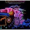thumbnail image 4 of Customizable Neon Light, Electroluminescent El Wire With Battery Pack, Waterproof And Durable For Innovative DIY Creations, 1 Meter Multicolor Strips For Fashionable Clothing And, 4 of 6