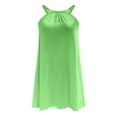 thumbnail image 4 of Isvgxsz Items for Women Beach Dress Bikini Beachwear Coverups Casual Vacation Short Summer Dresses Comfortable Green, 4 of 5