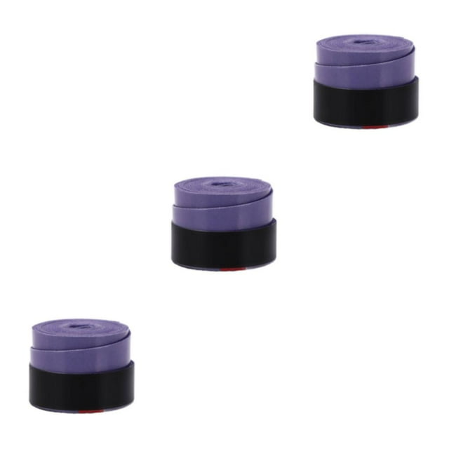 Destyer 1/2/3 Raquettes de Tennis à Fixer Maintiennent l'Adhérence Sans Effort pendant les Matchs Rouleau Violet pack 3 Pcs