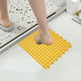 thumbnail image 6 of Interlocking Non-Slip Bathroom Floor Mats | 30x30cm Plastic Tiles for Shower, Pool & Pet Areas | 9.4mm Thick Drainage Design | White, Gray, Blue, Red, Yellow, Green, 6 of 6