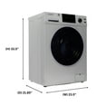 thumbnail image 4 of Equator 1.6cf/15lbs Compact Washer 15 Wash Sanitize Allergen PET Cycle With 2 Min. Winterize ( Anti-freeze) Option 1400RPM / 110V, 4 of 10