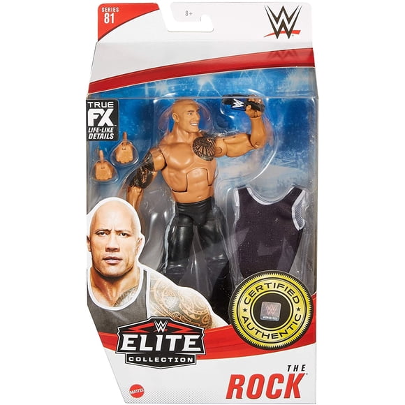 WWE The Rock Elite Collection Series 81 Figura 6 en posibles MATTEL N/A