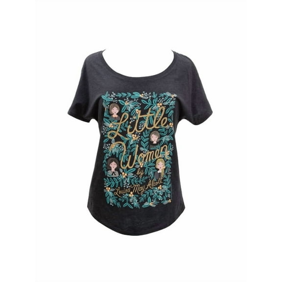 Puffin in Bloom: Little Women Women's Relaxed Fit T-Shirt Small, (Other)