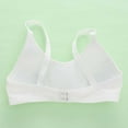 thumbnail image 4 of Gubotare Girls Sports Bras Teen Girls Training Bra Wire Free Adjustable Straps Breathable Bras (White,10-16 Years ), 4 of 6