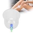 thumbnail image 1 of Cupping Therapy Cup, Reduce Fatigue Improve   Plastic Transparent Cupping Vacuum Suction Cup Safe Reusable  For  For Home, 1 of 8