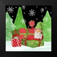 thumbnail image 2 of Reed, Tara 15x15 Black Modern Framed Museum Art Print Titled - Gnome for Christmas I-Gifts, 2 of 5