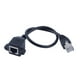 thumbnail image 2 of Cable De Extensión De Red Ethernet, 30cm, RJ45 Macho A Hembra, Montaje En Panel Con Tornillos, LAN, Ethernet, 2 of 8