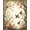 Brown Ivory Coral, Pattern 8, variant on ODIKA 8'x10' Washable Area Rug Durable, Non-Slip Dining Ornate Under Botanical Scroll Border Climbing Vine Table for Living Room, Sectional, Family