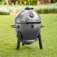 thumbnail image 5 of Char-Griller® AKORN® Jr. Portable Kamado Charcoal Grill with Cast Iron Grates and Locking Lid | 155 Cooking Square Inches in Ash Gray, Model E86714, 5 of 15