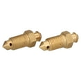 thumbnail image 3 of Brass Brake Caliper Bleeding Bleed Nipple Screw Bleedscrew 3/8 x 24 UNF 4 Pack, 3 of 3