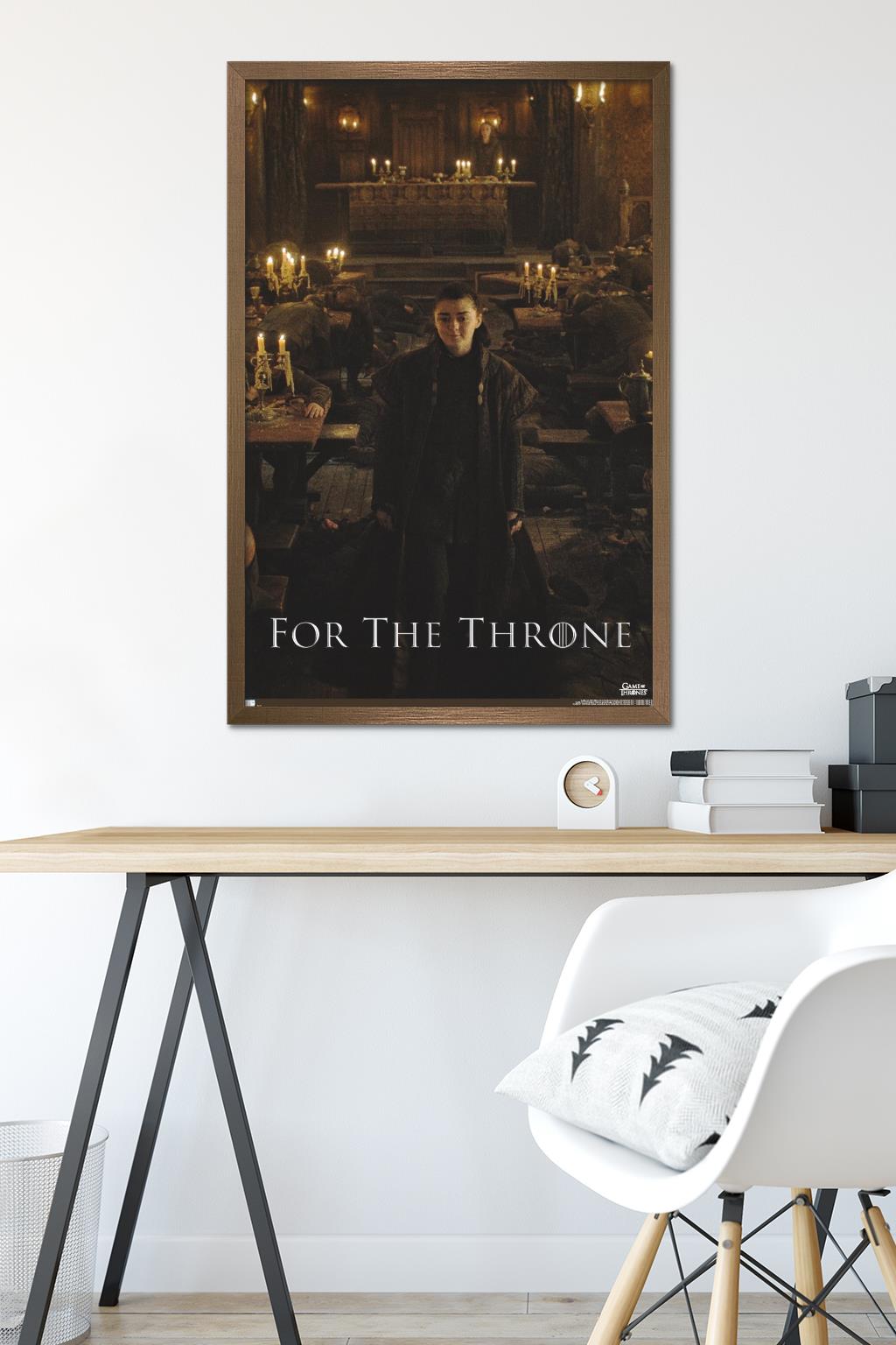 Game of Thrones - Arya Stark Wall Poster, 22.375" x 34", Framed