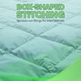 thumbnail image 4 of Sacred Thread Reversible Bamboo Comforter - Soft & Lightweight - Down Alternative Filling, Cooling, 4 of 8