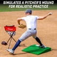 thumbnail image 3 of GoSports Portable Pitching Mound for Baseball Pitchers - 30 x 30 x 4 Inch, 3 of 7