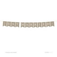 thumbnail image 2 of Just Married Burlap Wedding Pennant Party Banner, 2 of 2