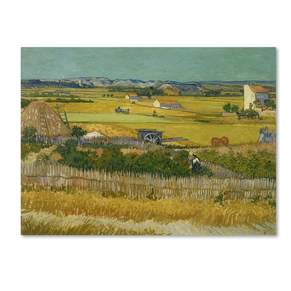 Van Gogh 'The Harvest' Canvas Art