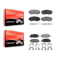 thumbnail image 1 of Positive Plus Front Rear Semi-Metallic Brake Pads Kit for Car 2007-2013 Suzuki Grand Vitara KPF-100077, 1 of 8
