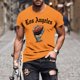 thumbnail image 1 of Tops para hombre, blusas y camisas de manga corta con cuello redondo para hombre, jersey informal con cuello redondo estampado para hombre, pantalones cortos deportivos para fitness, blusa de poliéste, 1 of 5