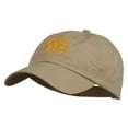 thumbnail image 2 of Knight on Horseback Embroidered Washed Cap - Khaki OSFM, 2 of 5