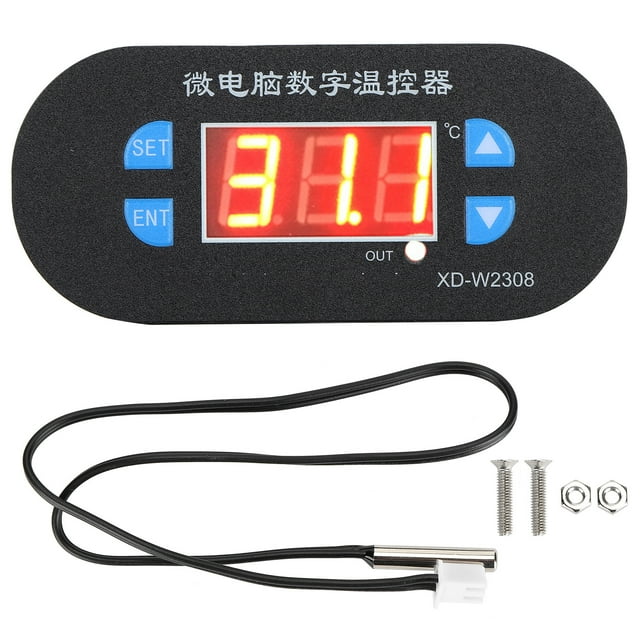 Termostato de incubadora, controlador de temperatura LED digital para incubadora con un controlador de temperatura digital de relé Diseño de clase mundial