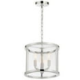 thumbnail image 5 of Devon 3 - Light Polished Nickel Contemporary Incandescent Steel Chandelier, 5 of 9