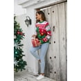 thumbnail image 5 of GEX Ugly Christmas Sweaters for Women Cute Fuzzy Funny Wintertime Holiday Parties Knitted Casual Pullover Sweater T-Rex S, 5 of 6