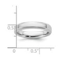 thumbnail image 2 of 14k Solid White Gold Cliq 4mm Hinged Beveled Edge Wedding Band Size 11.5 Wedding Band for Women and Men, 2 of 2