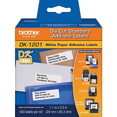 Brother QL-820NWB Label Printer and 2-pack DK1201 Address Labels 