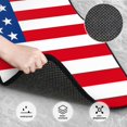 thumbnail image 3 of Honeii America Flags3 Print Car Foot Mat Four-Piece Set - Front & Rear Universal Car Floor Mats for SUVs, Trucks, Sedans, 3 of 7