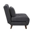 thumbnail image 4 of A&D Home Springfield Polyester Convertible Futon Chair, Dark Gray, 4 of 21