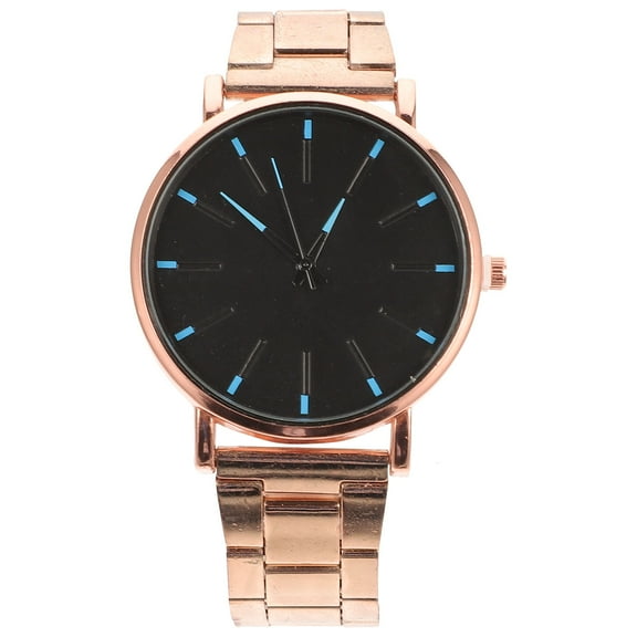 Pretyzoom 1Pcs Stainless Steel Wrist Watch for Men with Classic Blue Color